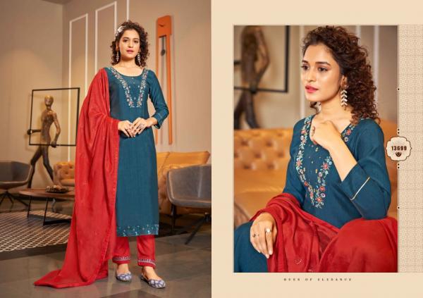 Kalaroop Zara Fancy Designer Kurti With Bottom Dupatta Collection